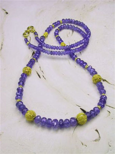 Tanzanite beads